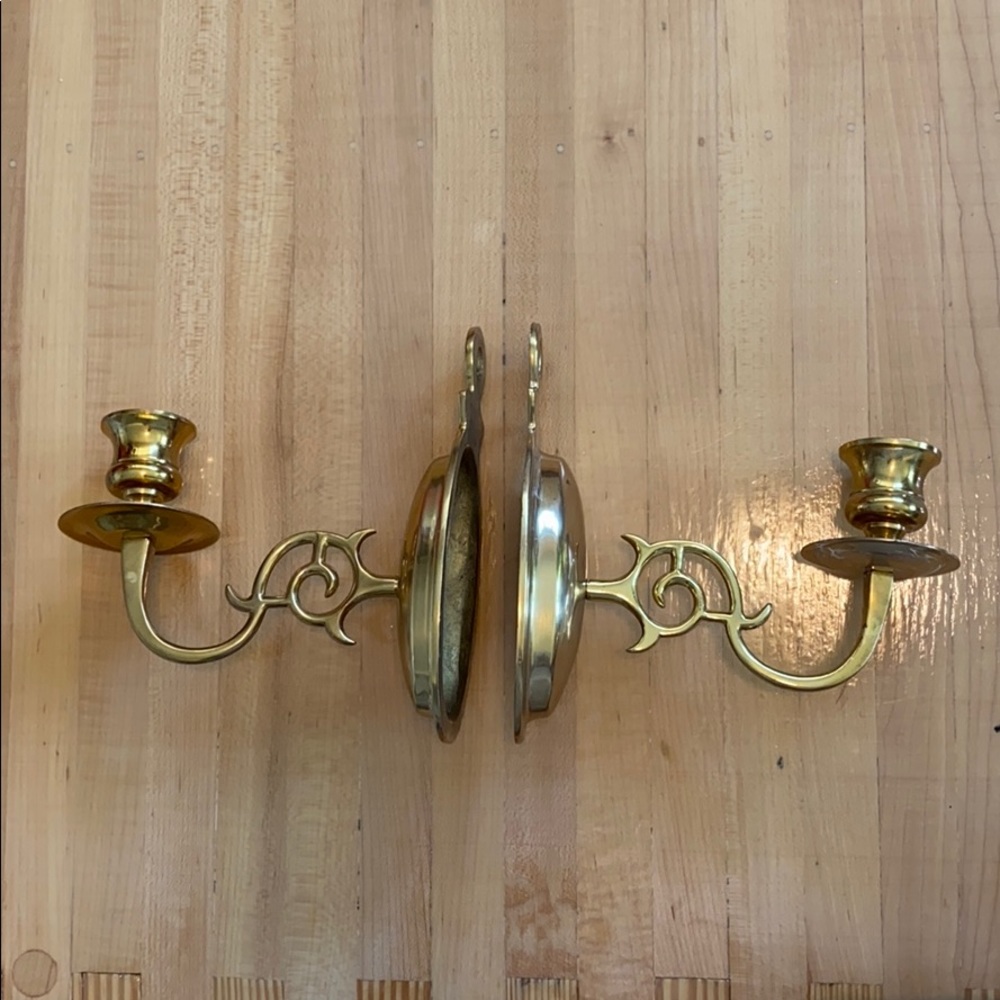 Solid Brass Candleholders